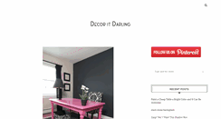 Desktop Screenshot of decoritdarling.com